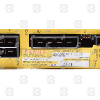 A06B-6093-H113 SERVO AMPLIFIER SVU 1-40 BETA, FSSB INTERFACE